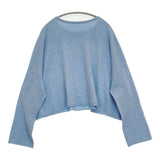 JOURNAL STANDARD LUXE カシミヤ ワイドプルオーバー 定価22000円 セーター ニット 25AW ライトブルー レディース ジャーナルスタンダード ラックス【中古】6-0414T♪