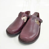 trippen WALKER Tストラップ レザー サイズ35 シューズ・靴 エンジ レディース トリッペン【中古】6-0422G◎