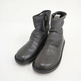 trippen NELE ムートン サイドジップ レザー サイズ37 ブーツ ブラック レディース トリッペン【中古】6-0808T◎