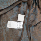 AMERI MEDI ALICIA JACQUARD JACKET 定価33000円 総柄 ジャガード ジャケット ライトブルー ブラウン レディース アメリ【中古】6-0815M∞