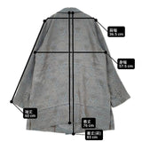 AMERI MEDI ALICIA JACQUARD JACKET 定価33000円 総柄 ジャガード ジャケット ライトブルー ブラウン レディース アメリ【中古】6-0815M∞
