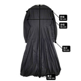 CLANE FRONT ZIP BALLOON ONEPIECE 15112-5132 バルーン ワンピース ブラック レディース クラネ【中古】6-0711M∞
