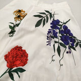 AMERI AMANDA CIRCULAR SKIRT 02920920980 花柄 ロングスカート ホワイト レディース アメリ【中古】6-0521M∞