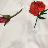 AMERI AMANDA CIRCULAR SKIRT 02920920980 花柄 ロングスカート ホワイト レディース アメリ【中古】6-0521M∞