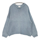 Whim Gazette WG18A0053030100 コットンニット サイズF ニット ミズイロ レディース ウィムガゼット【中古】6-0709G◎