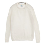 Letroyes コットン XS プルオーバー セーター ニット ホワイト レディース ルトロワ【中古】6-0711M∞