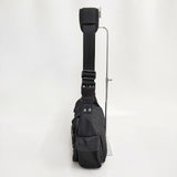 AMERI 2WAY SHOULDER MILITARY BAG ショルダーバッグ ブラック レディース アメリ【中古】6-0810G∞