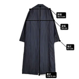 ROLIAT ロリエット 6SCOAC02L ストライプ コート ネイビー レディース【中古】6-0711M∞
