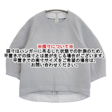 INED 71-21182020 ポリエステル 七分袖 ブラウス シャツ ブルーグレー レディース イネド【中古】6-0711M∞