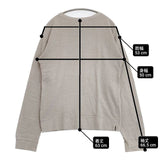 45R/45rpm コットン サイズ4 長袖Ｔシャツ カットソー ロンＴ グレー ユニセックス フォーティーファイブアールピーエム【中古】6-0711M∞