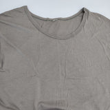 MARGARET HOWELL コットンリネン フレンチスリーブワンピース 589-266401 ワンピース グレージュ レディース マーガレットハウエル【中古】6-0615S∞