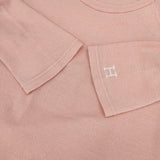 HOLLYWOOD RANCH MARKET HRM H刺繍 七分袖 サイズ2 M カットソー ピンク レディース ハリウッドランチマーケット【中古】6-0711M∞
