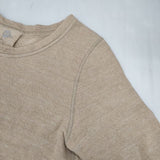 45R/45rpm コットンスウェットプルオーバー 裏毛 フレアTシャツ スウェット ベージュ レディース フォーティーファイブアールピーエム【中古】6-0711M∞