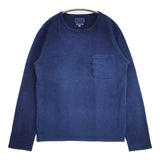 BLUE BLUE ポケット付き サイズ2 M 長袖Ｔシャツ カットソー ロンＴ ブルー レディース ブルーブルー【中古】6-0711M∞