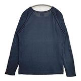 HOLLYWOOD RANCH MARKET HRM H刺繍 サイズ2 M 長袖Ｔシャツ カットソー ロンＴ ネイビー レディース ハリウッドランチマーケット【中古】6-0711M∞