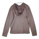 mizuiro-ind フードライクハイネックプルオーバー 定価10780円 長袖Ｔシャツ カットソー ロンＴ グレージュ レディース ミズイロインド【中古】6-0605M∞
