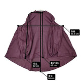mizuiro-ind ピンタックパフスリーブシャツ 定価19800円 3-230043 ブラウス シャツ パープル レディース ミズイロインド【中古】6-0719M∞
