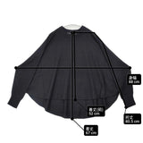 mizuiro-ind クルーネックフロントシームプルオーバー 3-227065 ウール セーター ニット ブラック レディース ミズイロインド【中古】6-0930T∞