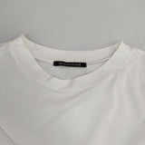 mizuiro-ind ハイゲージクルーネックワイドプルオーバー 定価10890円 長袖Ｔシャツ カットソー ロンＴ ホワイト レディース ミズイロインド【中古】6-0606M∞