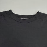 mizuiro-ind ハイゲージクルーネックワイドプルオーバー 定価10890円 長袖Ｔシャツ カットソー ロンＴ ブラック レディース ミズイロインド【中古】6-0728M△