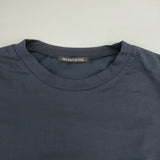 mizuiro-ind ハイゲージクルーネックワイドプルオーバー 定価10890円 長袖Ｔシャツ カットソー ロンＴ ネイビー レディース ミズイロインド【中古】6-0728M△