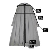 mizuiro-ind T/Rスタンドカラーフレアワンピース ポリエステルレーヨン ワンピース グレー レディース ミズイロインド【中古】6-0902M∞