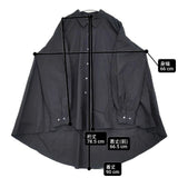 mizuiro-ind ワイドシャツチュニック コットン 定価12980円 ワンピース チュニック ブラック レディース ミズイロインド【中古】6-0902M∞