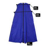 mizuiro-ind クルーネックピンタックワンピース 定価19800円 3-250070 ノースリーブ ワンピース 25AW ブルー レディース ミズイロインド【中古】6-0421S♪