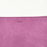 REN レザー 小物入れ ポーチ パープル レディース レン【中古】6-0527G∞