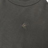 RhodolirioN Swallow Frill Tiered Long Sleeve Tee ティアードフリルロングスリーブT ネペンテス 刺繍 長袖Ｔシャツ カットソー ロンＴ ブラック レディース ロドリリオン【中古】6-0525M△
