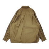 Johnbull バックサテンミリタリーシャツ サイズF 長袖シャツ カーキ レディース ジョンブル【中古】6-0723M∞
