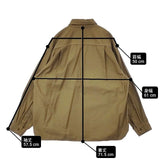 Johnbull バックサテンミリタリーシャツ サイズF 長袖シャツ カーキ レディース ジョンブル【中古】6-0723M∞