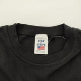 STAR＆STRIPE スターアンドストライプ aranciato別注 コットンベーシックリブショートスリーブTシャツ カットソー 26SS ブラック レディース【中古】6-0421S♪
