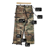 MASTER&CO. LONG TROUSERS ウッドランド 迷彩 MC076 サイズXS パンツ カーキ ブラウン レディース マスターアンドコー【中古】6-0723G∞