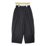 MARMARMAR タックパンツ 日本製 ワイド パンツ ブラック レディース マーマーマー【中古】6-0723G∞