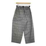Oblada FINE PANTS ファインパンツ 定価41800円 F2510PT02 サイズS ウール ベルテッド パンツ 25AW グレー レディース オブラダ【中古】6-0414T♪