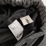 Oblada FINE PANTS ファインパンツ 定価41800円 F2510PT02 サイズS ウール ベルテッド パンツ 25AW グレー レディース オブラダ【中古】6-0414T♪
