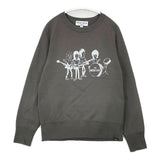 AMERICANA LIVE TODAY プリント トレーナー サイズM スウェット チャコールグレー レディース アメリカーナ【中古】6-0723M∞