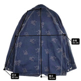 Needles COVERALL 10OZ DENIM ROSEJQ PU199 デニムジャケット フラワー柄 カバーオール ネイビー メンズ ニードルス【中古】6-0610M∞