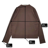 MARGARET HOWELL/Mizuno COTTON POLYESTER JERSEY 578-4254006 長袖Ｔシャツ カットソー ロンＴ 24AW ブラウン レディース マーガレットハウエル/ミズノ【中古】6-0723M∞