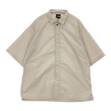 THE NORTH FACE ショートスリーブジオロジーシャツ 定価19800円 ユニセックス UVプロテクト はっ水加工 NR22461 半袖シャツ ベージュ レディース ザノースフェイス【中古】6-0615S∞