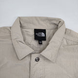 THE NORTH FACE ショートスリーブジオロジーシャツ 定価19800円 ユニセックス UVプロテクト はっ水加工 NR22461 半袖シャツ ベージュ レディース ザノースフェイス【中古】6-0615S∞