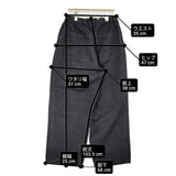 MITTAN 亜麻苧麻ワイド サイズ3 定価29700円 PT-70 リネンラミー イージー パンツ AW2023 ブラック メンズ ミタン/ミッタン【中古】6-0630M♪