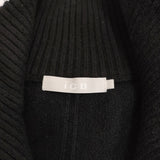 iCB ソフトカシミヤミックス ニットトラックジャケット サイズS 定価27940円 KRCYGW0504 25AW ブラック レディース アイシービー【中古】6-0414T♪