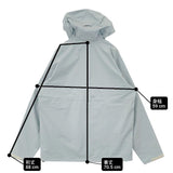 HELLY HANSEN レイネライトジャケット 定価18700円 ショアグリーン HH12511 ナイロン ジャケット ライトブルー レディース ヘリーハンセン【中古】6-0802M∞