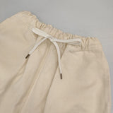 sasanqua by trees ヘビーウェイトワイドパンツ AN-0518-01A コットン 日本製 パンツ ベージュ レディース サザンカバイツリーズ【中古】6-0808G∞