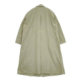 nest Robe 01201-1406 スーピマコットン 後染め 日本製 サイズF ステンカラーコート カーキ レディース ネストローブ【中古】6-0525M△