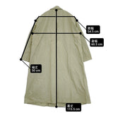 nest Robe 01201-1406 スーピマコットン 後染め 日本製 サイズF ステンカラーコート カーキ レディース ネストローブ【中古】6-0525M△