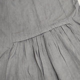 nest Robe リネンパフスリーブ2wayワンピース 01194-1353-1 製品染め ワンピース ブルーグレー レディース ネストローブ【中古】6-0606M∞