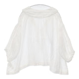 nest Robe リネンガーゼ レース紐スモックブラウス 01232-1346 ブラウス シャツ ホワイト レディース ネストローブ【中古】6-0605M∞